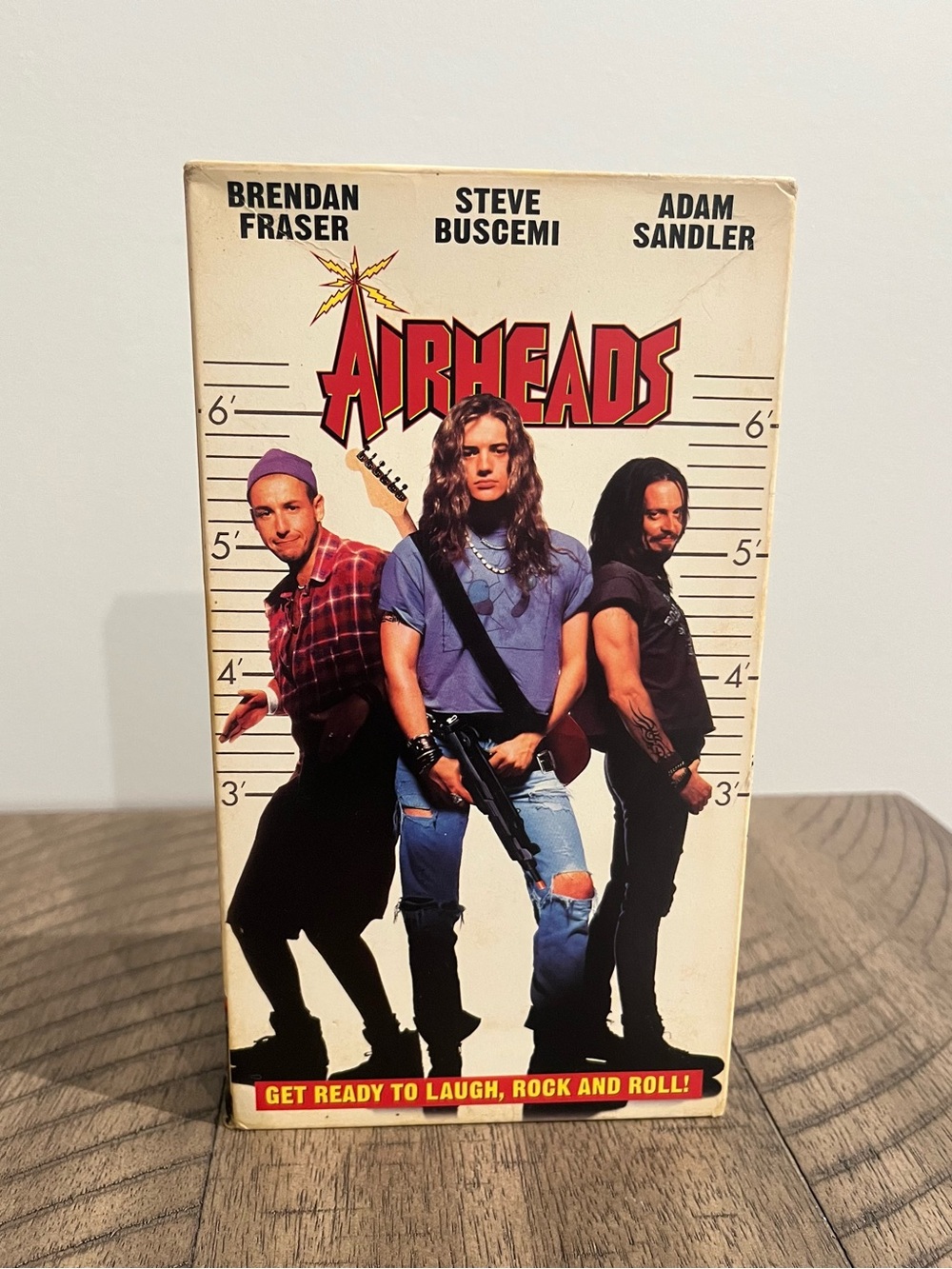 Airheads VHS 1994 Brendan Fraser Steve Buscemi Adam Sandler Chris Farley Comedy